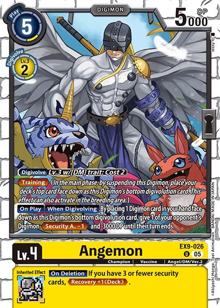 Angemon [EX9-026] [Versus Monsters] | Shuffle n Cut Hobbies & Games