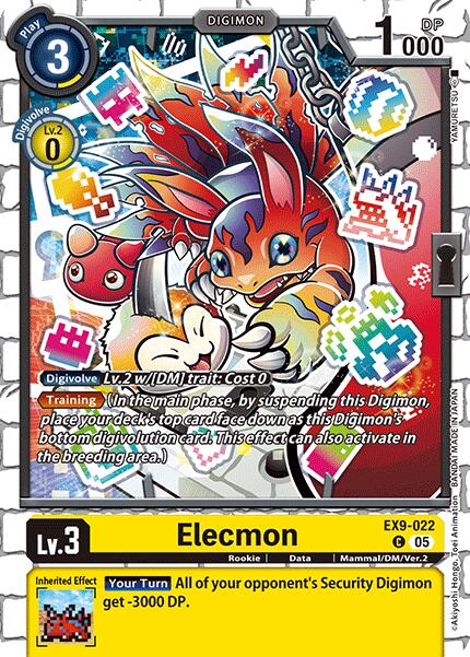 Elecmon [EX9-022] [Versus Monsters] | Shuffle n Cut Hobbies & Games