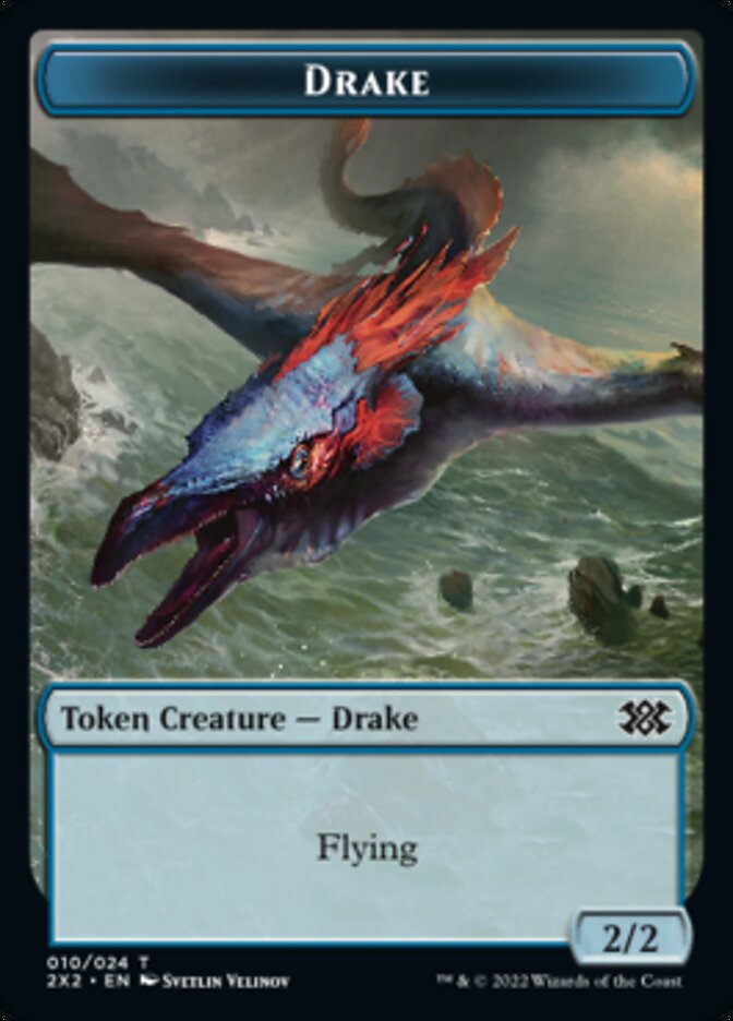 Drake // Eldrazi Scion Double-Sided Token [Double Masters 2022 Tokens] | Shuffle n Cut Hobbies & Games