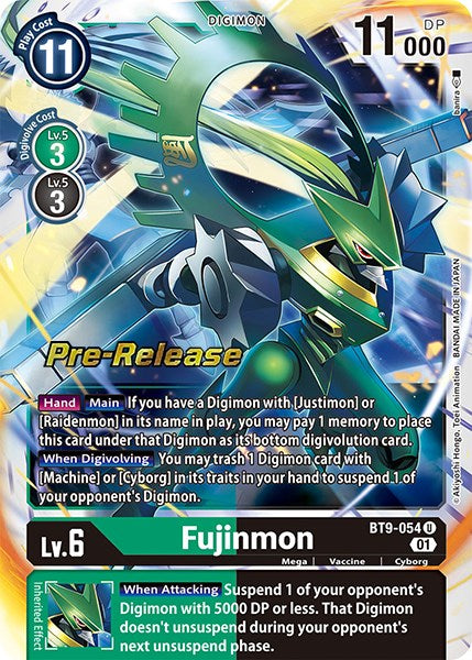 Fujinmon [BT9-054] [X Record Pre-Release Promos] | Shuffle n Cut Hobbies & Games