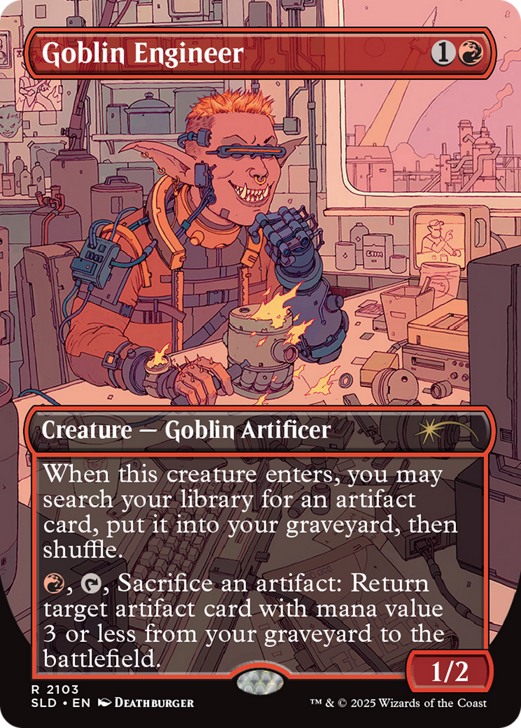 Goblin Engineer (Galaxy Foil) [Secret Lair Drop Series] | Shuffle n Cut Hobbies & Games