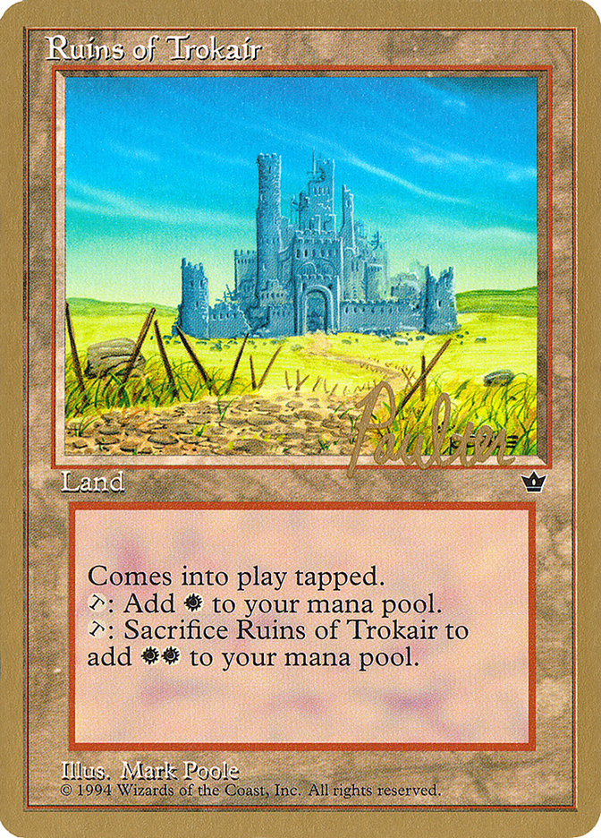 Ruins of Trokair (Preston Poulter) [Pro Tour Collector Set] | Shuffle n Cut Hobbies & Games