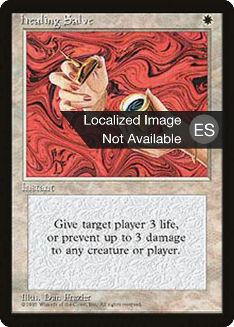 Healing Salve [Fourth Edition Foreign Black Border] | Shuffle n Cut Hobbies & Games