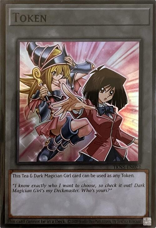 Token (Tea & Dark Magician Girl) [TKN5-EN022] Super Rare | Shuffle n Cut Hobbies & Games