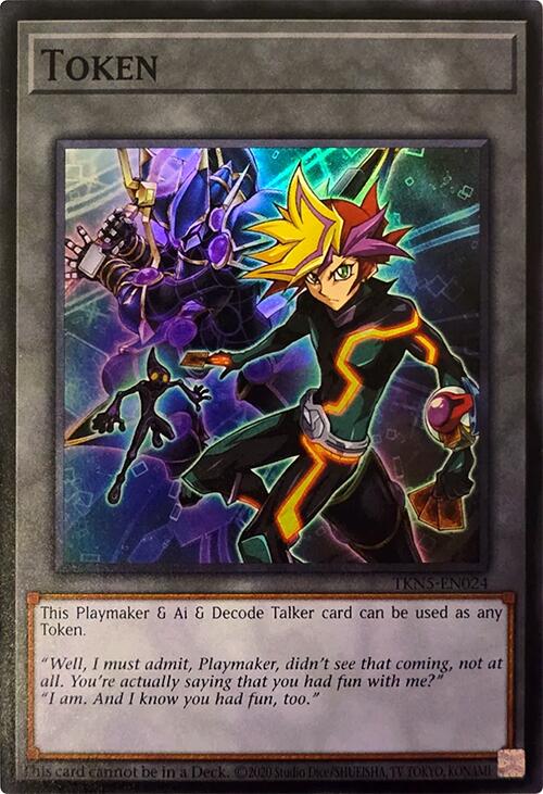 Token (Playmaker & Ai & Decode Talker) [TKN5-EN024] Super Rare | Shuffle n Cut Hobbies & Games