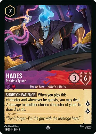 Hades - Ruthless Tyrant (48/204) [Reign of Jafar] | Shuffle n Cut Hobbies & Games