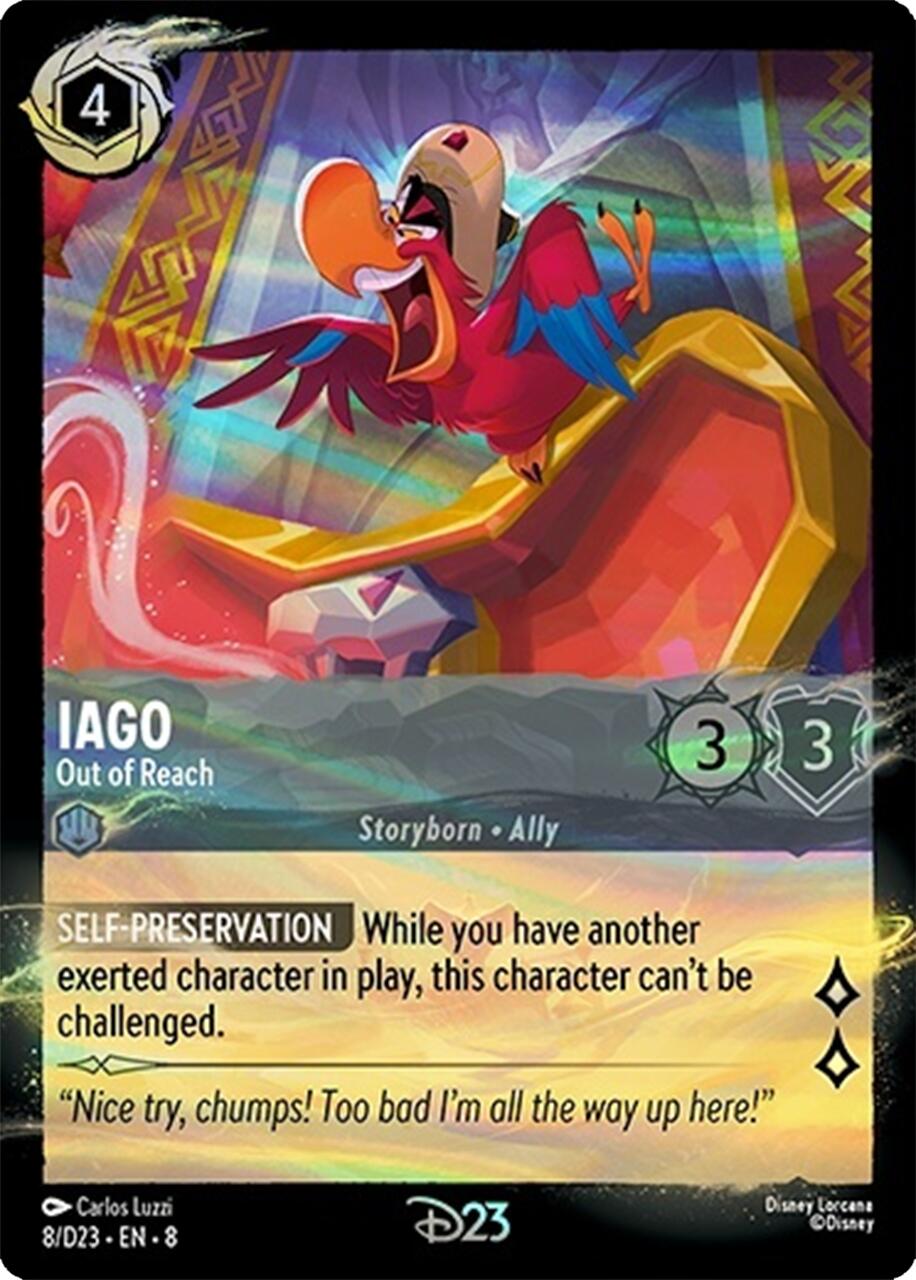 Iago - Out of Reach (8) [Promo Cards] | Shuffle n Cut Hobbies & Games
