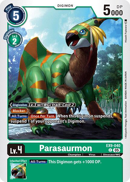 Parasaurmon [EX9-040] [Versus Monsters] | Shuffle n Cut Hobbies & Games
