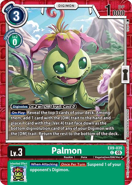 Palmon [EX9-035] [Versus Monsters] | Shuffle n Cut Hobbies & Games