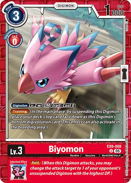 Biyomon [EX9-008] [Versus Monsters] | Shuffle n Cut Hobbies & Games