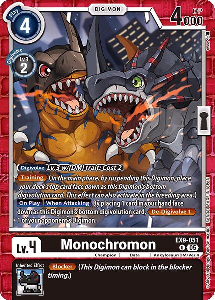 Monochromon [EX9-051] [Versus Monsters] | Shuffle n Cut Hobbies & Games