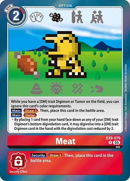 Meat [EX9-070] [Versus Monsters] | Shuffle n Cut Hobbies & Games