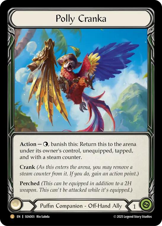 Polly Cranka (Rainbow Foil) [SEA003] (High Seas)  Rainbow Foil | Shuffle n Cut Hobbies & Games