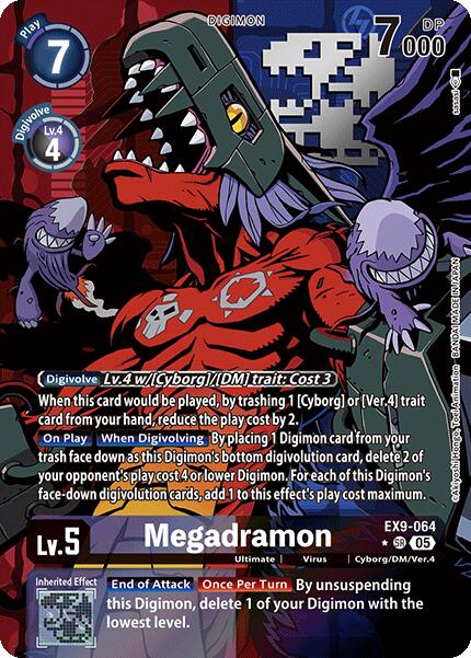 Megadramon [EX9-064] (Alternate Art) [Versus Monsters] | Shuffle n Cut Hobbies & Games