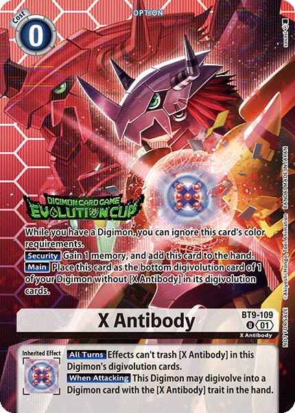 X Antibody [BT9-109] (Evolution Cup 2025 Vol. 1) [X Record] | Shuffle n Cut Hobbies & Games
