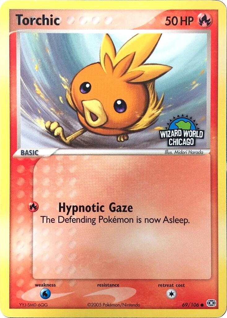 Torchic (69/106) (Wizard World Chicago) [Miscellaneous Cards] | Shuffle n Cut Hobbies & Games