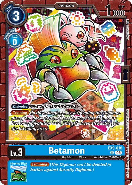 Betamon [EX9-016] [Versus Monsters] | Shuffle n Cut Hobbies & Games