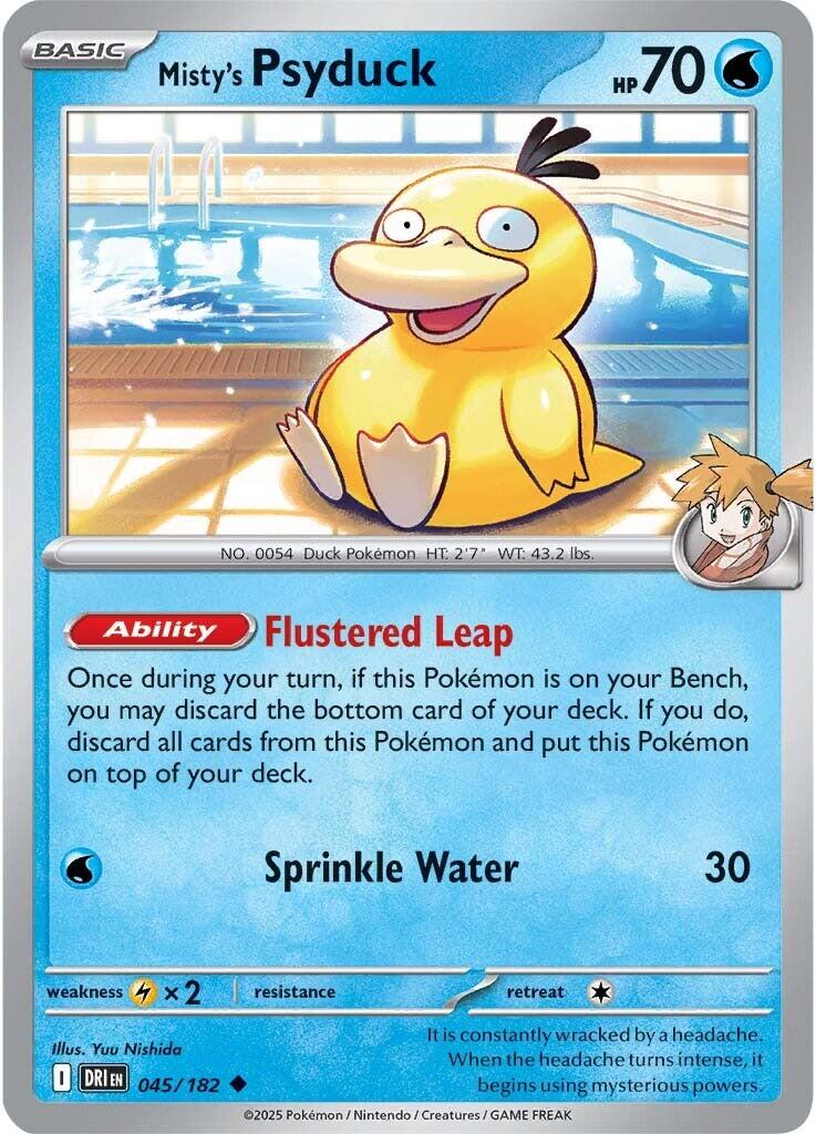Misty's Psyduck (045/182) [Scarlet & Violet: Destined Rivals] | Shuffle n Cut Hobbies & Games