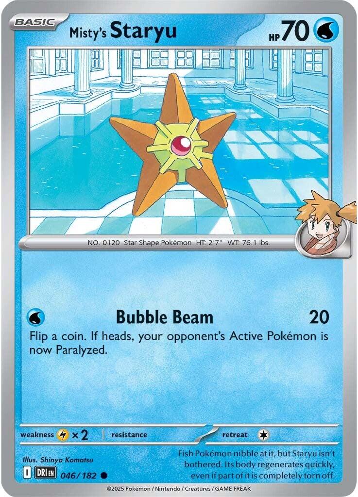 Misty's Staryu (046/180) [Scarlet & Violet: Destined Rivals] | Shuffle n Cut Hobbies & Games