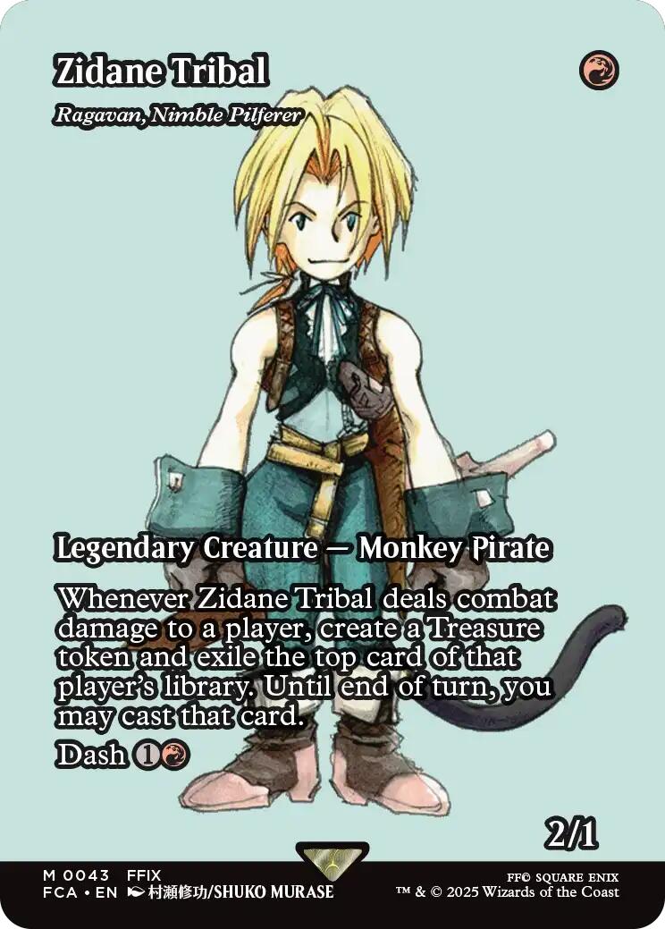 Zidane Tribal - Ragavan, Nimble Pilferer (Showcase) [FINAL FANTASY : Through the Ages] | Shuffle n Cut Hobbies & Games