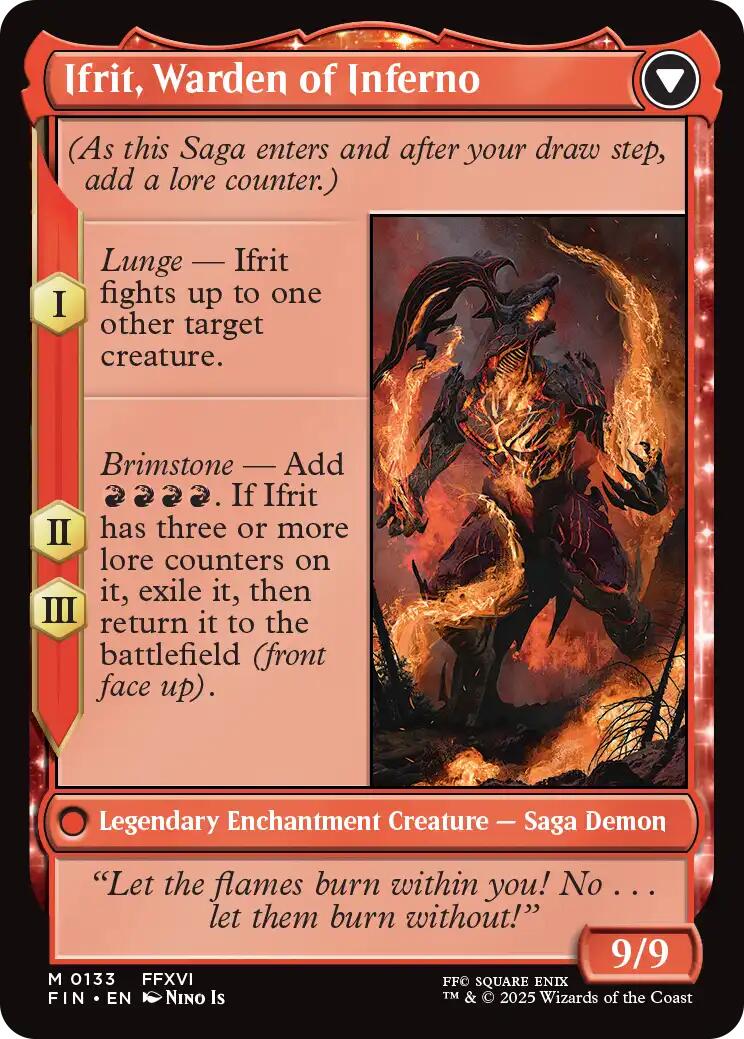 Clive, Ifrit's Dominant // Ifrit, Warden of Inferno [FINAL FANTASY] | Shuffle n Cut Hobbies & Games