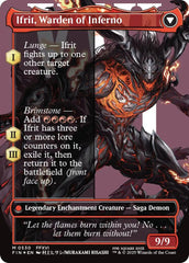 Clive, Ifrit's Dominant // Ifrit, Warden of Inferno (Borderless) (Surge Foil) [FINAL FANTASY] | Shuffle n Cut Hobbies & Games
