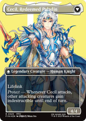 Cecil, Dark Knight // Cecil, Redeemed Paladin (Borderless) (Surge Foil) [FINAL FANTASY] | Shuffle n Cut Hobbies & Games