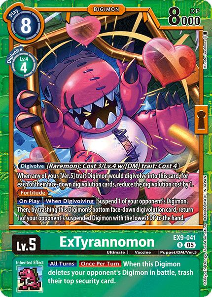 ExTyrannomon [EX9-041] [Versus Monsters] | Shuffle n Cut Hobbies & Games