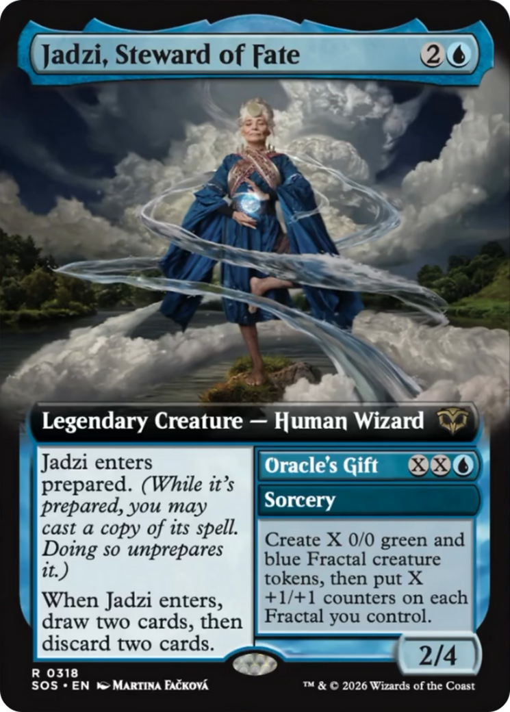 Jadzi, Steward of Fate (Extended Art) [Secrets of Strixhaven] | Shuffle n Cut Hobbies & Games
