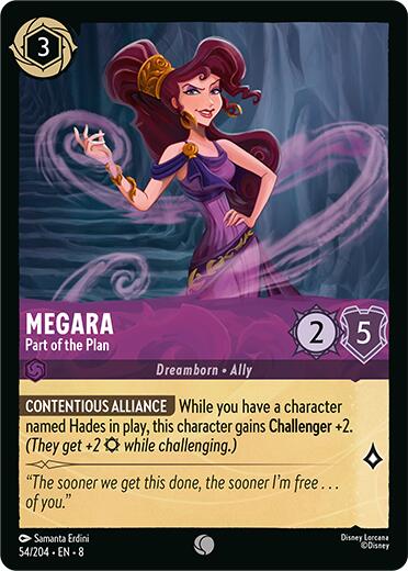 Megara - Part of the Plan (54/204) [Reign of Jafar] | Shuffle n Cut Hobbies & Games