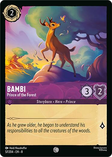 Bambi - Prince of the Forest (57/204) [Reign of Jafar] | Shuffle n Cut Hobbies & Games