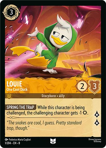 Louie - One Cool Duck (1/204) [Reign of Jafar] | Shuffle n Cut Hobbies & Games