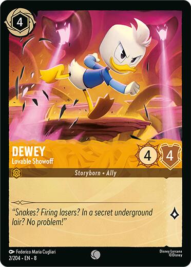 Dewey - Lovable Showoff (2/204) [Reign of Jafar] | Shuffle n Cut Hobbies & Games