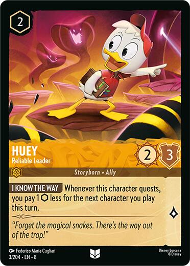 Huey - Reliable Leader (3/204) [Reign of Jafar] | Shuffle n Cut Hobbies & Games