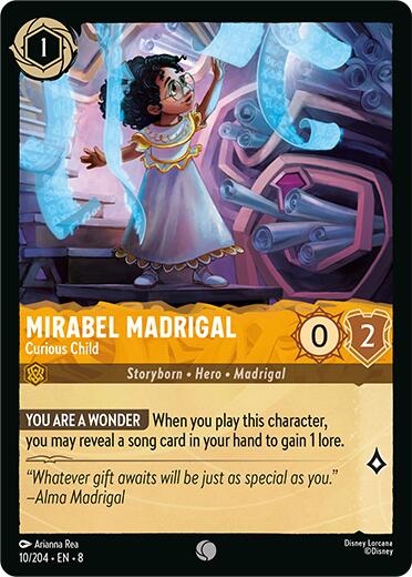 Mirabel Madrigal - Curious Child (10/204) [Reign of Jafar] | Shuffle n Cut Hobbies & Games