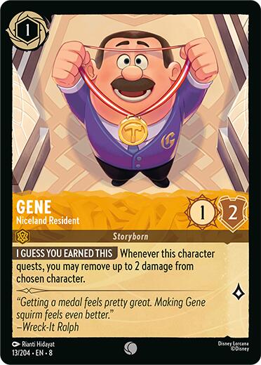 Gene - Niceland Resident (13/204) [Reign of Jafar] | Shuffle n Cut Hobbies & Games