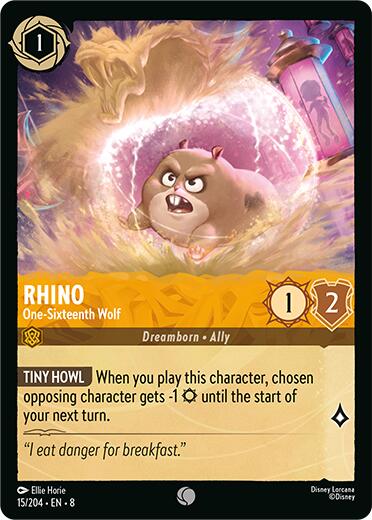 Rhino - One-Sixteenth Wolf (15/204) [Reign of Jafar] | Shuffle n Cut Hobbies & Games