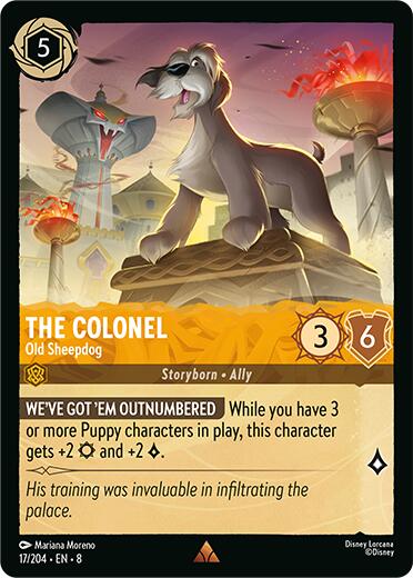 The Colonel - Old Sheepdog (17/204) [Reign of Jafar] | Shuffle n Cut Hobbies & Games