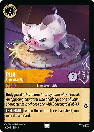 Pua - Protective Pig (19/204) [Reign of Jafar] | Shuffle n Cut Hobbies & Games