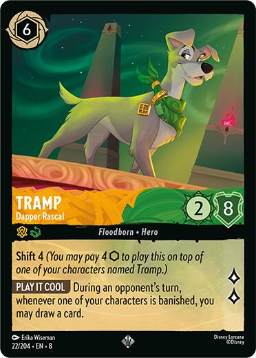 Tramp - Dapper Rascal (22/204) [Reign of Jafar] | Shuffle n Cut Hobbies & Games