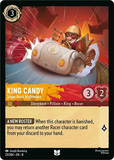 King Candy - Sugar Rush Nightmare (23/204) [Reign of Jafar] | Shuffle n Cut Hobbies & Games