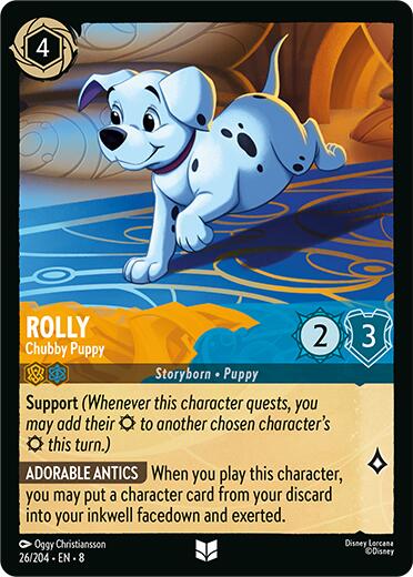 Rolly - Chubby Puppy (26/204) [Reign of Jafar] | Shuffle n Cut Hobbies & Games