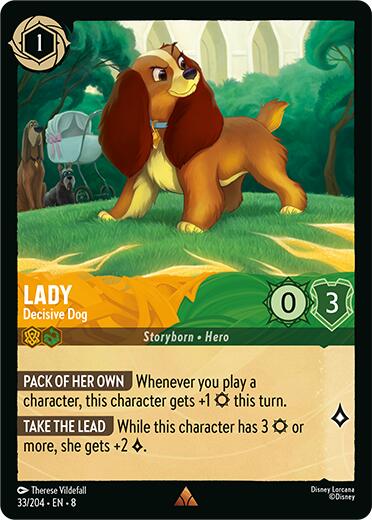 Lady - Decisive Dog (33/204) [Reign of Jafar] | Shuffle n Cut Hobbies & Games