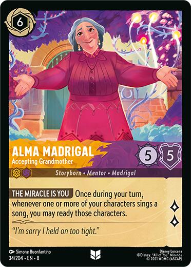 Alma Madrigal - Accepting Grandmother (34/204) [Reign of Jafar] | Shuffle n Cut Hobbies & Games