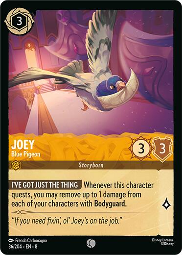 Joey - Blue Pigeon (36/204) [Reign of Jafar] | Shuffle n Cut Hobbies & Games