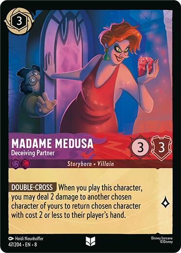 Madame Medusa - Deceiving Partner (47/204) [Reign of Jafar] | Shuffle n Cut Hobbies & Games