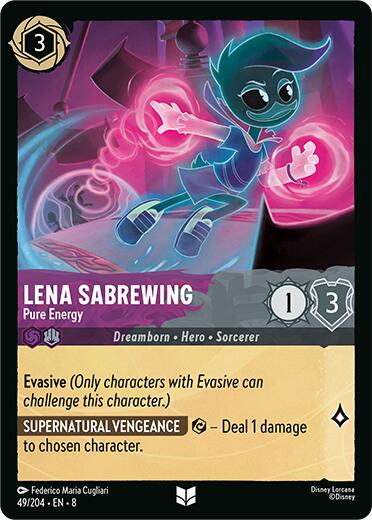 Lena Sabrewing -- Pure Energy (49/204) [Reign of Jafar] | Shuffle n Cut Hobbies & Games
