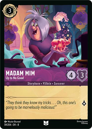 Madam Mim - Up to No Good (59/204) [Reign of Jafar] | Shuffle n Cut Hobbies & Games