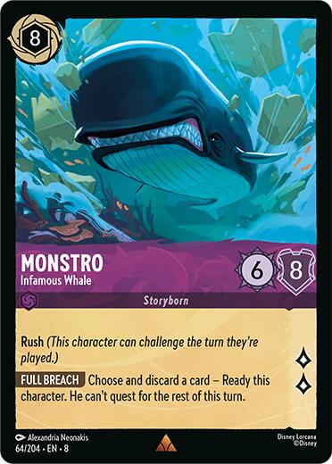 Monstro - Infamous Whale (64/204) [Reign of Jafar] | Shuffle n Cut Hobbies & Games