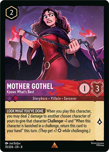 Mother Gothel - Knows What's Best (70/204) [Reign of Jafar] | Shuffle n Cut Hobbies & Games